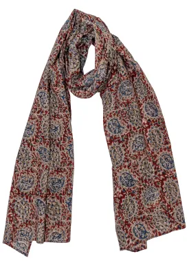 600-066 Women's Scarf - Hand Block Printed