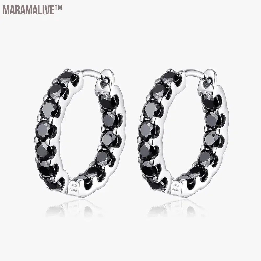 925 Silver Moissanite Wedding Earrings Gift for Women