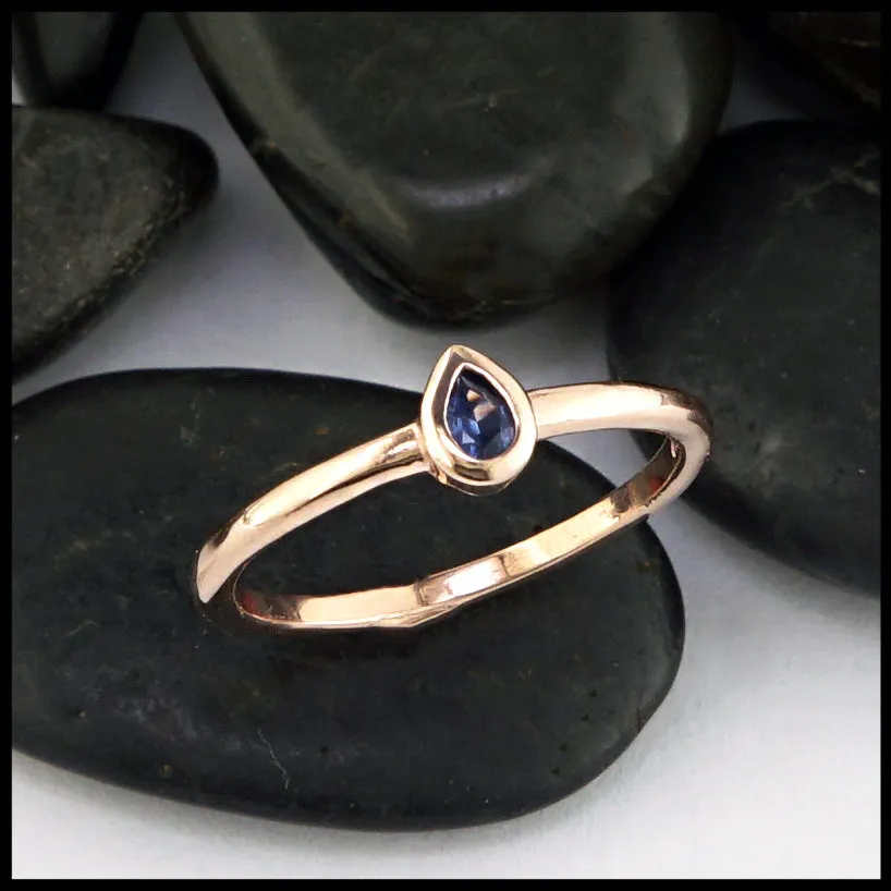 Ceylon Sapphire Stacking Ring