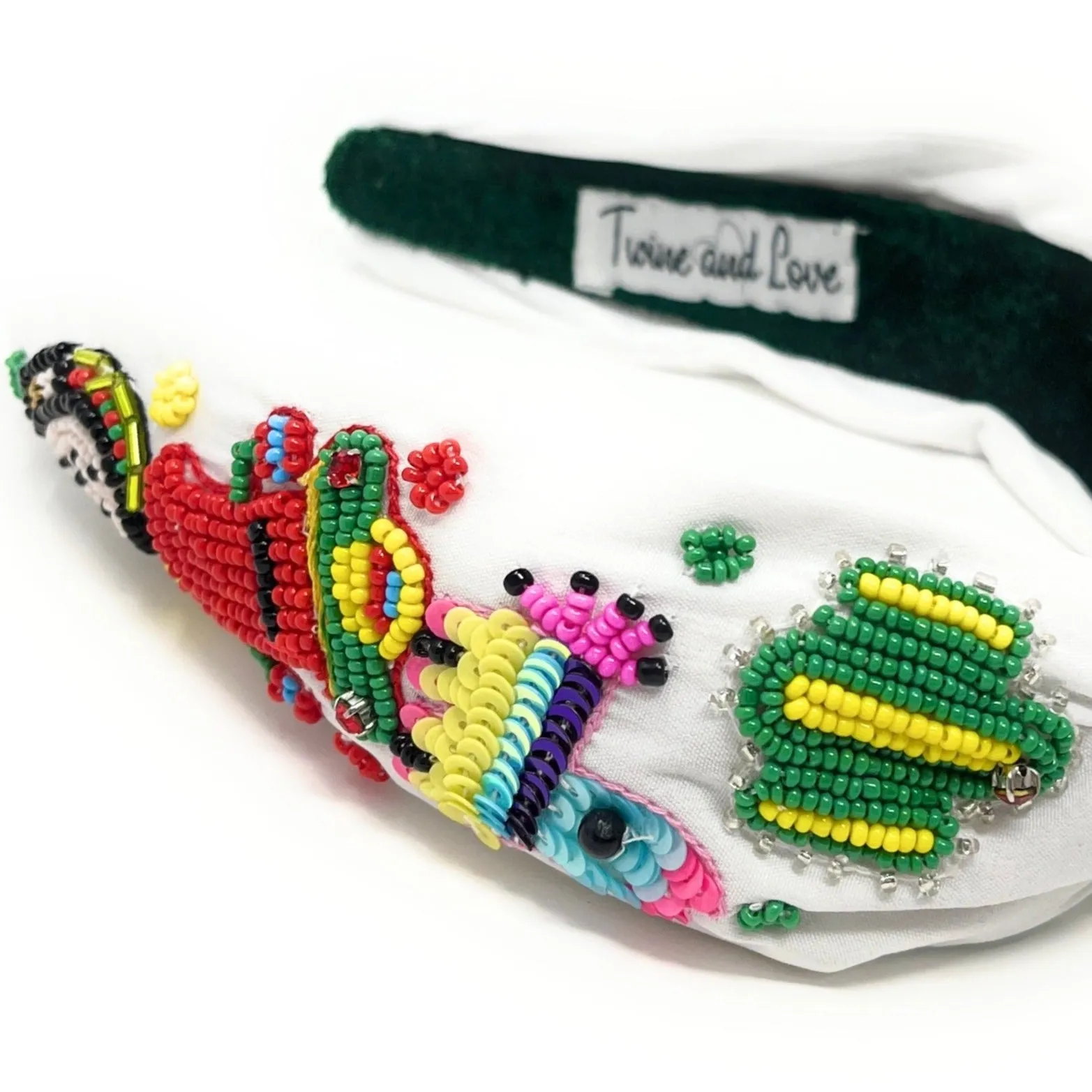 Cinco De Mayo Beaded Knotted Headband