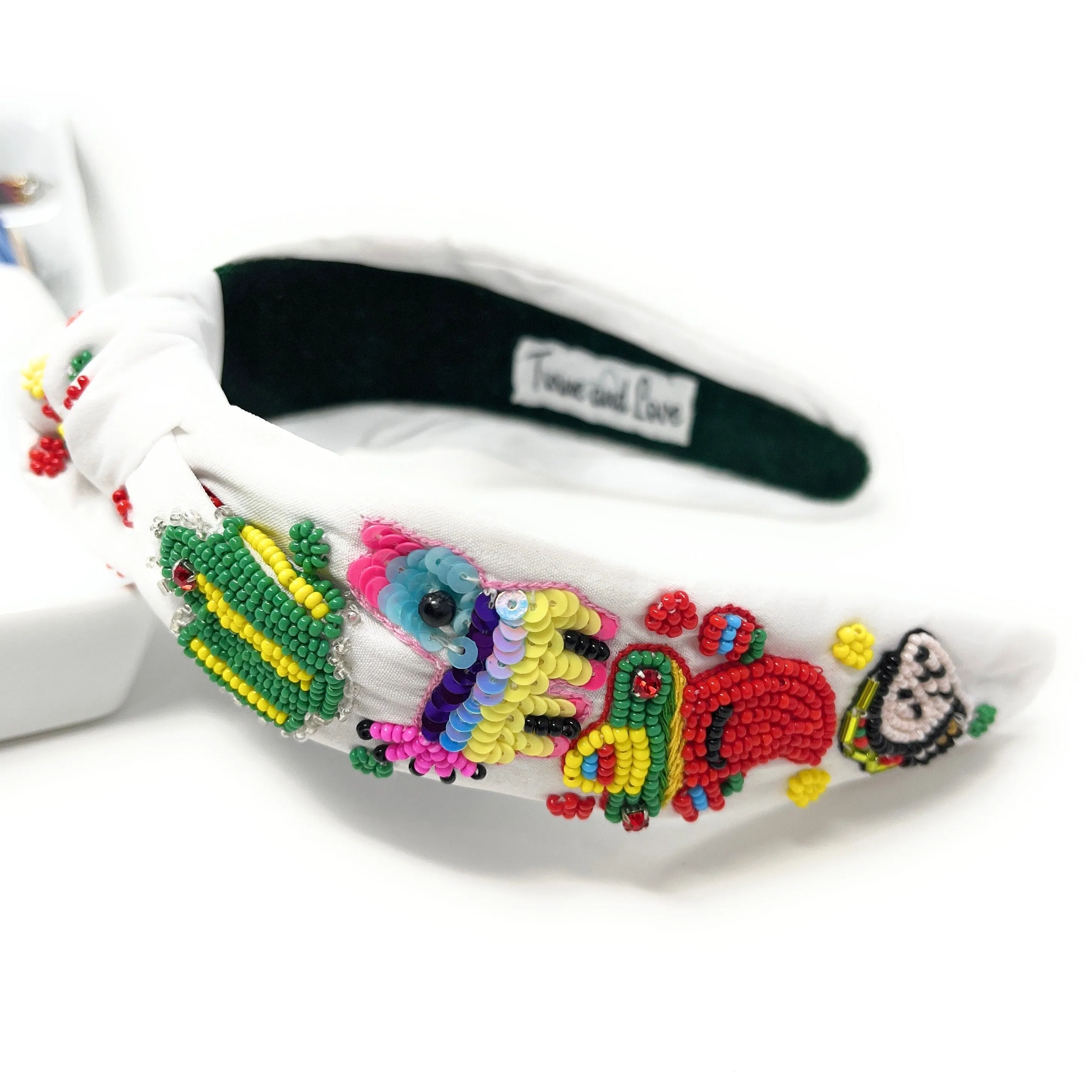 Cinco De Mayo Beaded Knotted Headband