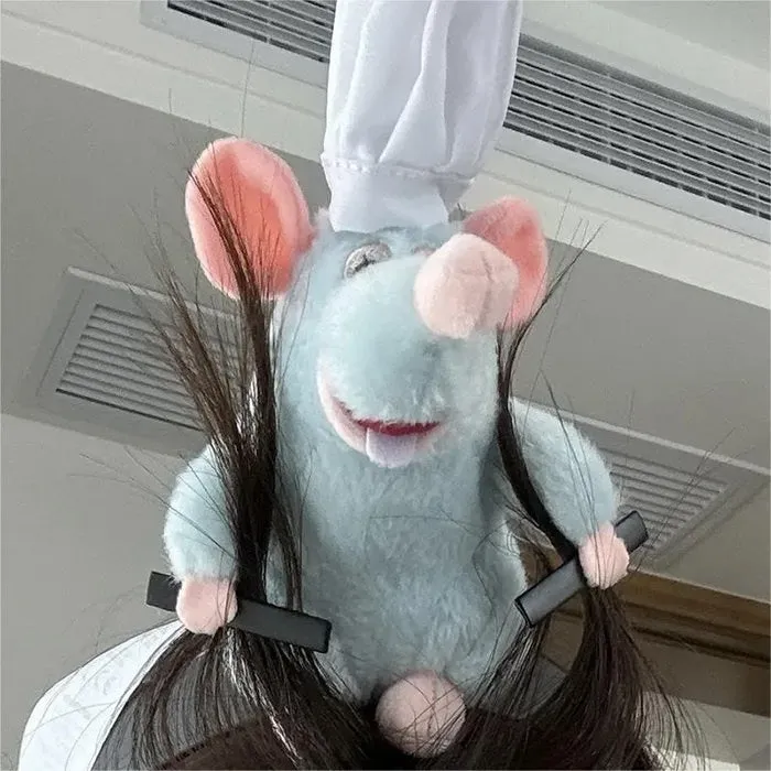 Cooking Mouse Funny Hair Clip