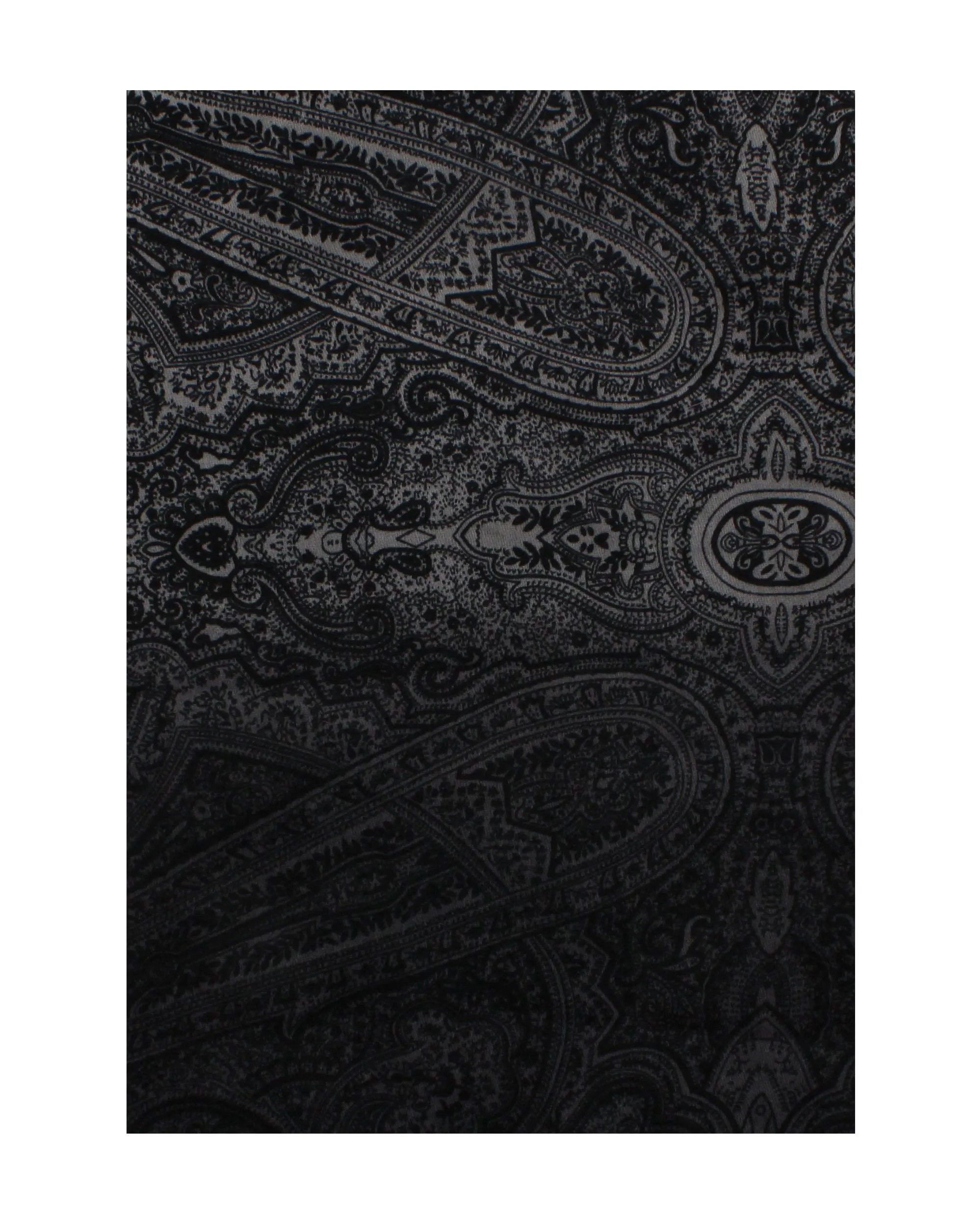 Detailed Paisley Print Scarf