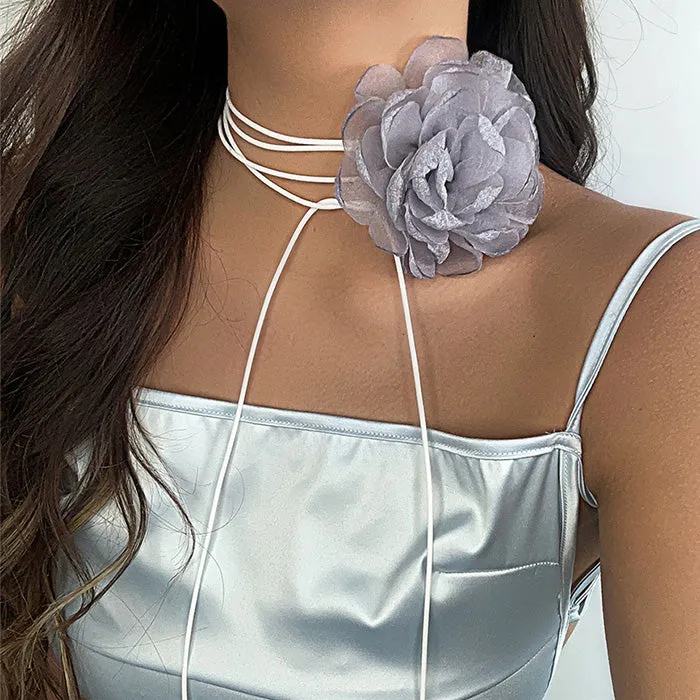 Flower Choker Necklace