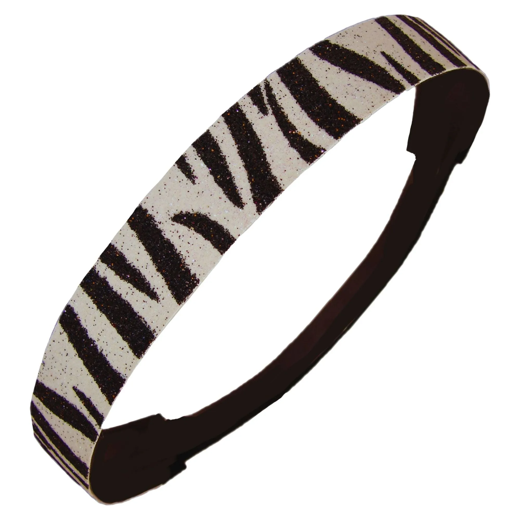 Frosty Zebra Glitter Headband