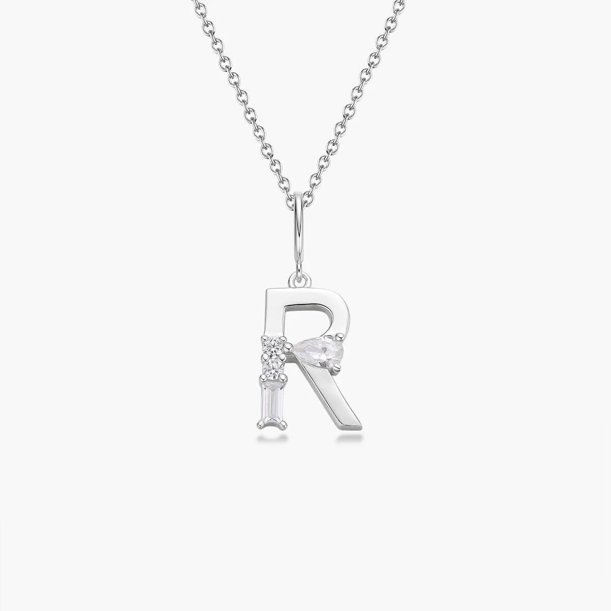 Initial Necklace | Platinum