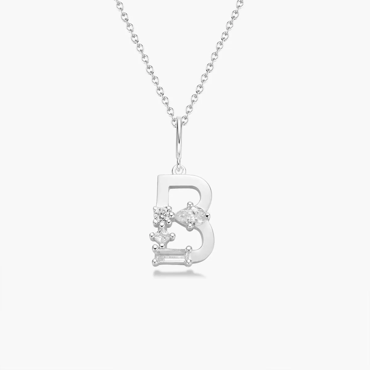 Initial Necklace | Platinum