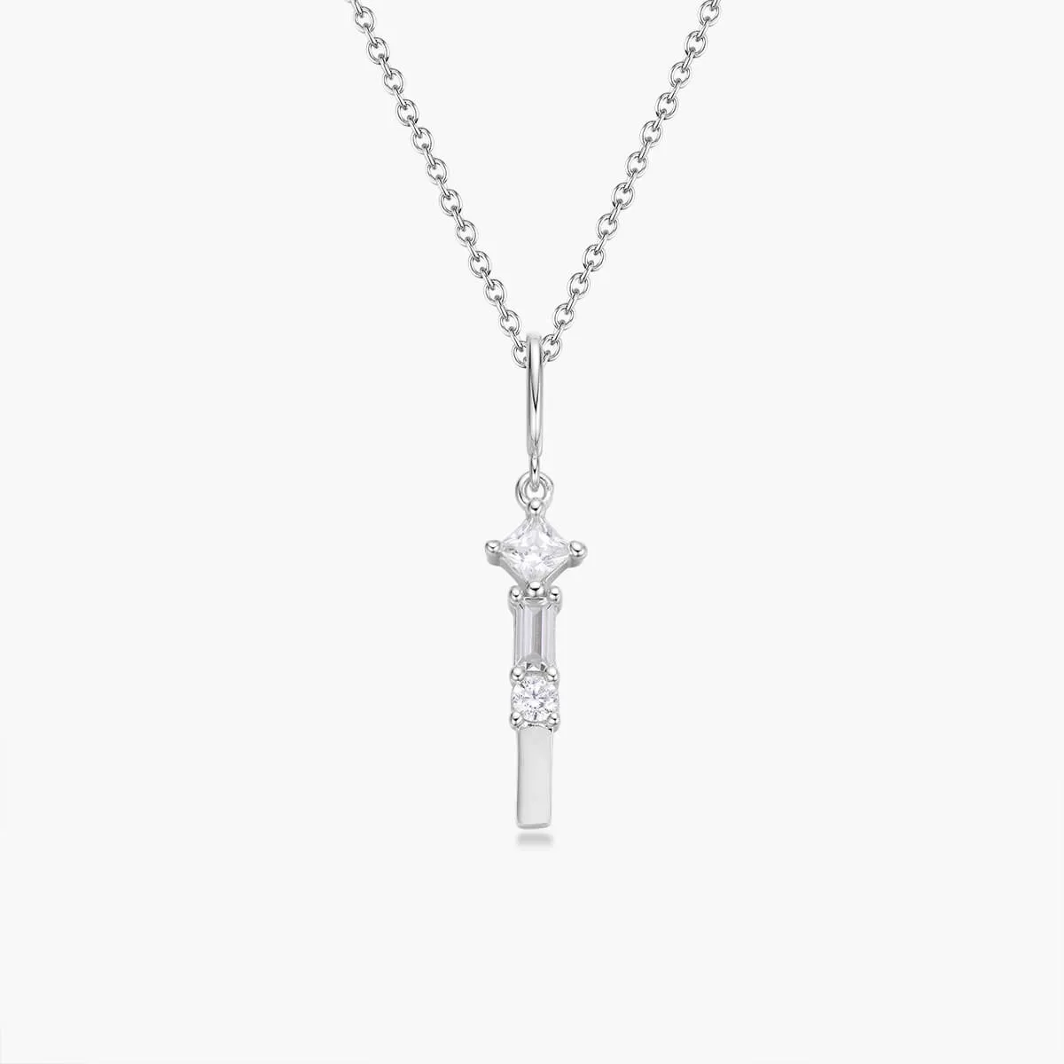 Initial Necklace | Platinum