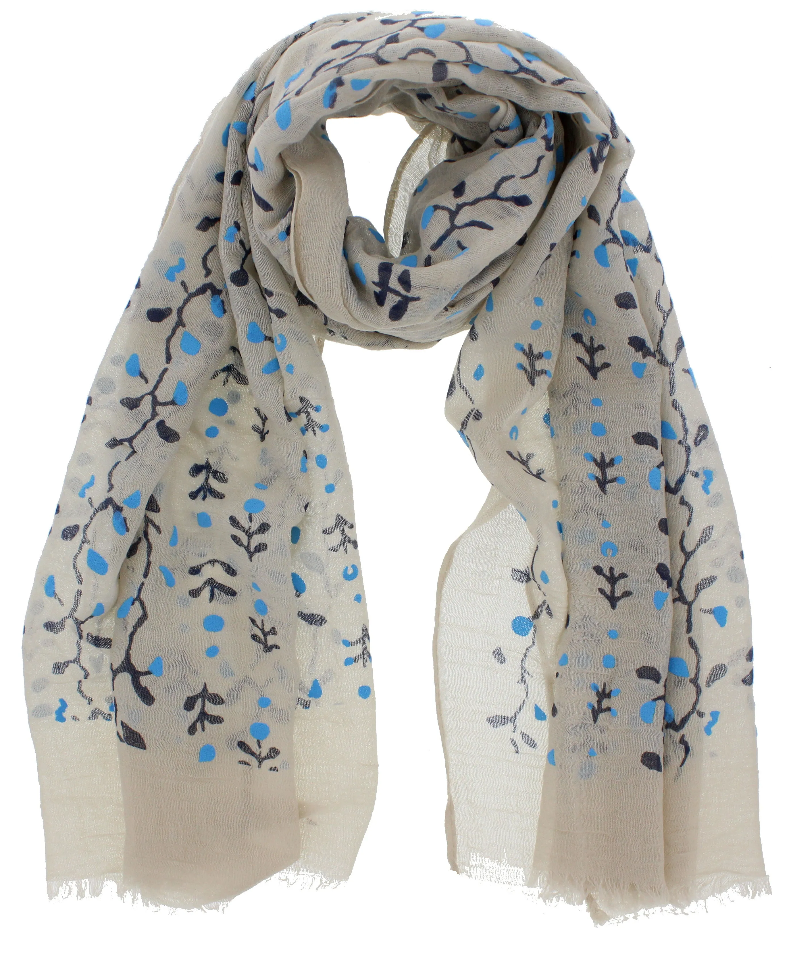 Leaf Print Scarf