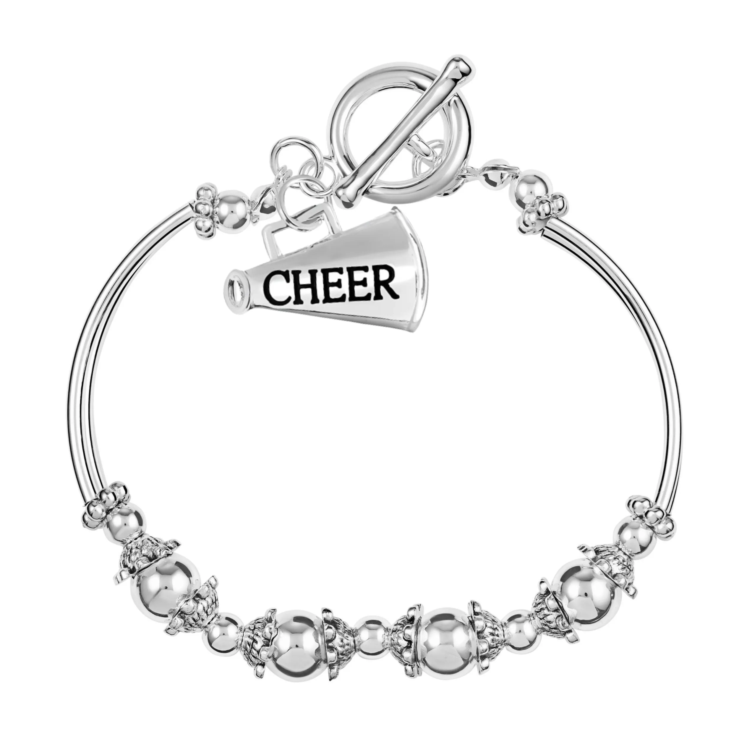 Megaphone Cheerleading Partial Beaded Bracelets