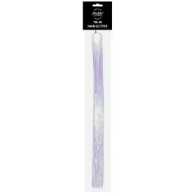 MUOBU Tie-In Holographic Hair Glitter Tinsel - Iridescent