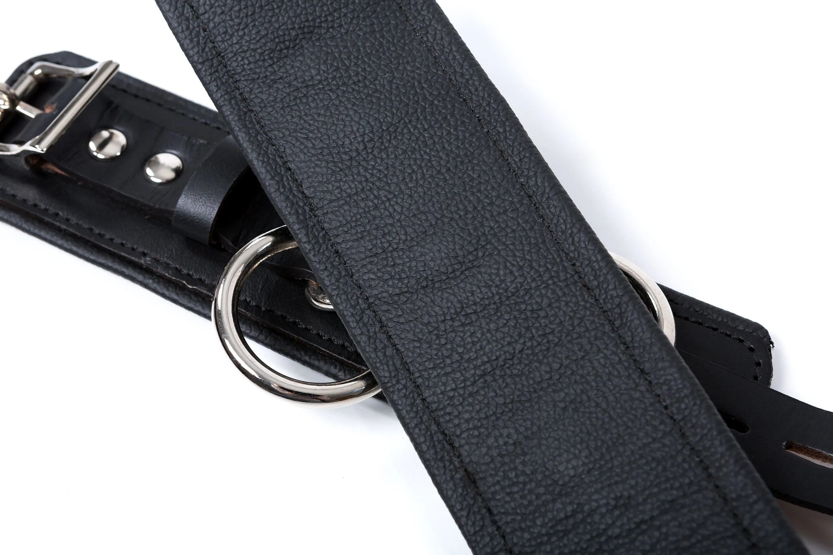 PREMIUM LOCKING LEATHER WRIST CUFFS