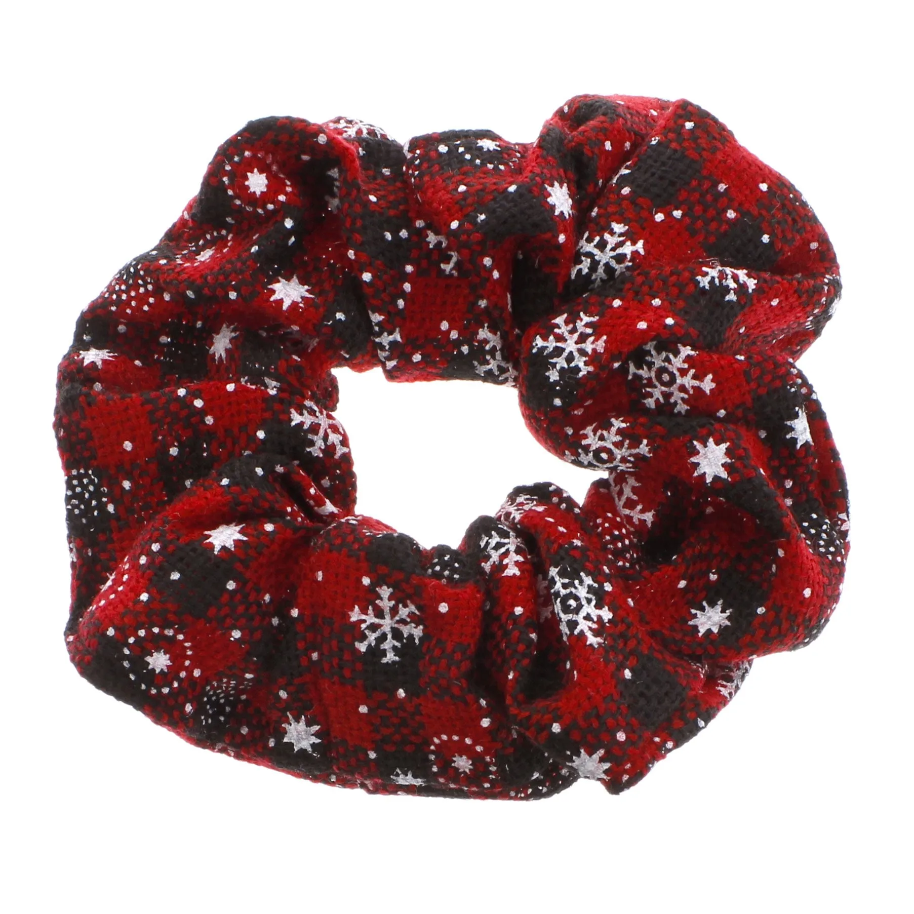 Printed Fabric Hair Scrunchie