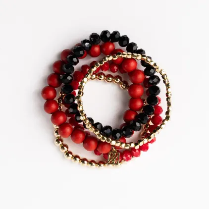 Red & Black Mandy Bracelet