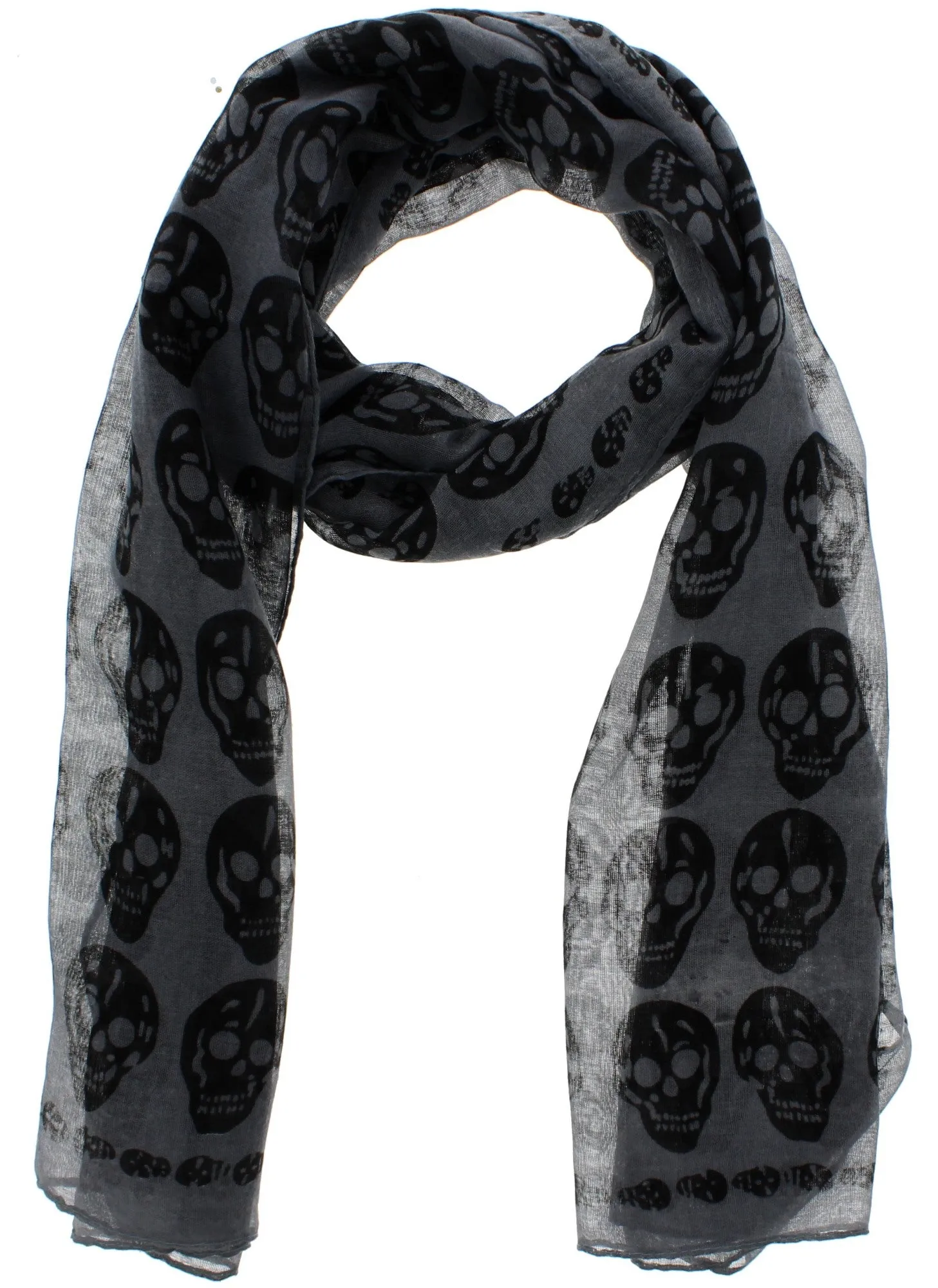 Skull Print Scarf