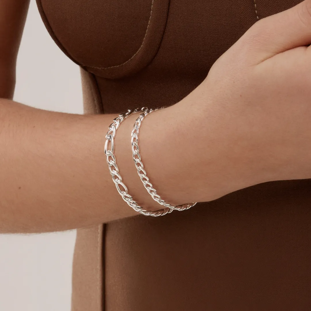 Soirée Bracelet - White Silver