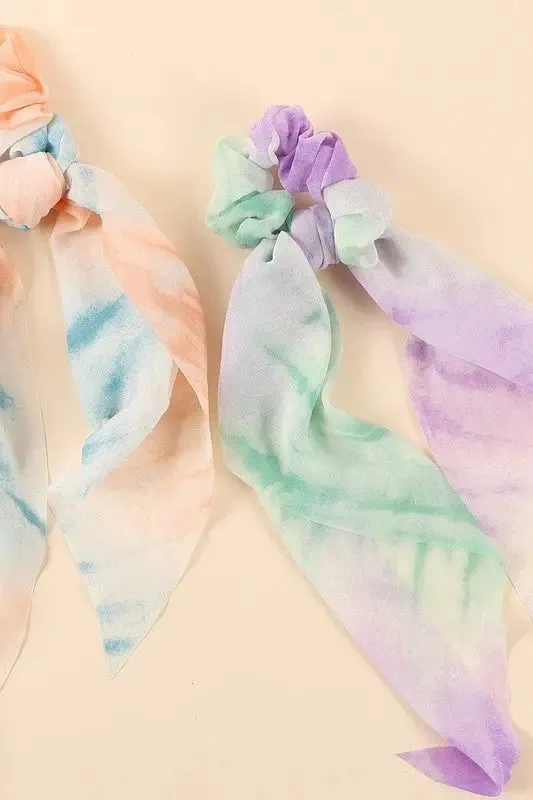 Tie-Die Multi-Function Scrunchy with Neckerchief