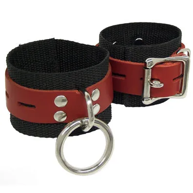 Webbing & Leather Wrist Cuffs