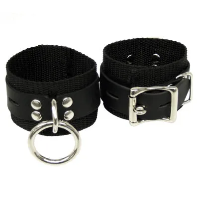 Webbing & Leather Wrist Cuffs